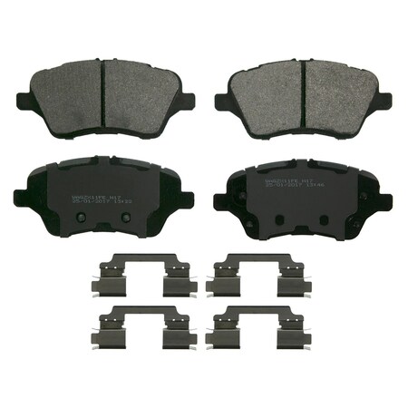 Wagner Brakes Semi-Met Pad Quickstop Pads, Zx1730 ZX1730